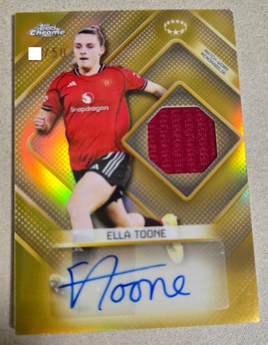 Ella toone topps chrome - topps,