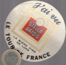 AUTOCOLLANT. Boisson.  Bière. STELLA ARTOIS. Cyclisme Tour de France