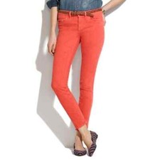 Madewell Skinny Skinny Ankle Jeans Paprika Size 26