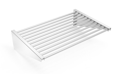 étagère murale inox tube - Étagère, en