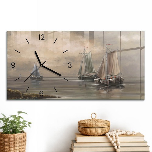 Horloge murale rectangulaire - horloge,