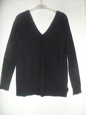 ZARA FEMME PULL NOIR FIN TAILLE M-38/40!!