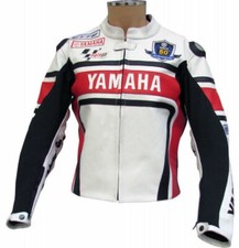 YAMAHA Veste en Cuir de Moto