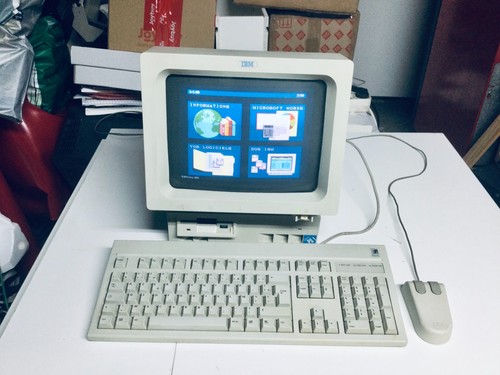 Ordinateur vintage ibm - ordinateur, ps/1