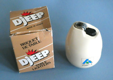 Vintage 70's  briquet DJEEP de table publicitaire  "culbuto"  état neuf design
