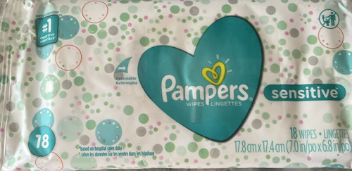Pampers sensitive wipes - pampers,