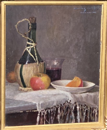 Tableau signé nature morte - tableau, au