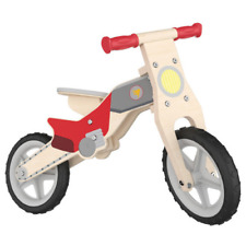 Draisienne en Bois Cadeau Noël Enfant Bebe Velo d'Equilibre Jouet  Anniversaire