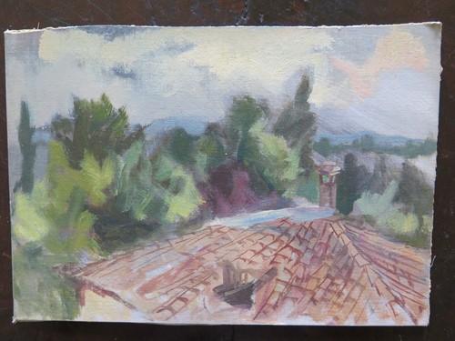Vue des toits piumazzo - toits, de