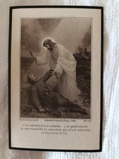 Rare image pieuse mortuaire