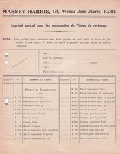 75 PARIS, mecanique, MASSEY