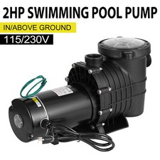 Hayward 2.0HP Swimming Pool Pump In/Above Ground with Motor Strainer Basket