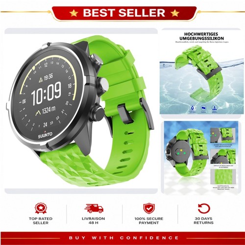 Bracelet silicone vert - 24,