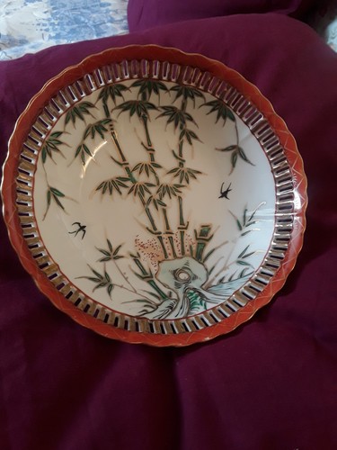 Saladier porcelaine decor - en,
