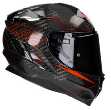 Casque pliable LS2 Casques Challenger carbone - Noir brillant/Rouge