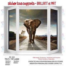 STICKER TROMPE L'OEIL FENETRE