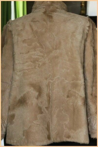 Vintage manteau veste fourrure - manteau,