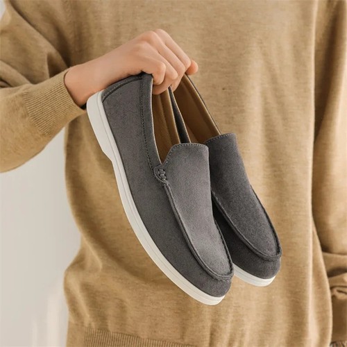 Mocassins daim synthétique - en,