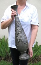 Important Vase En étain