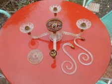 Lustre  avec Branches en Verre