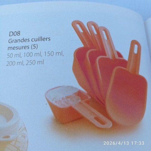 Grandes cuillères mesure
