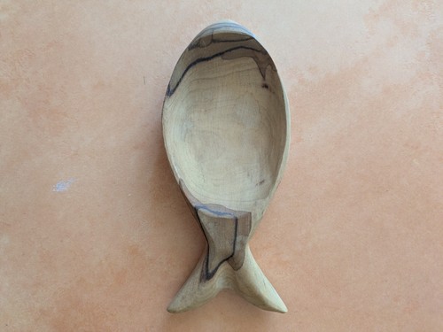 Coupelle poisson bois - coupelle,