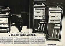 ADVERTISING ADVERTISING 045 1979 PIONEER Hi-Fi Channel X55 X77 X99 (2 pages)