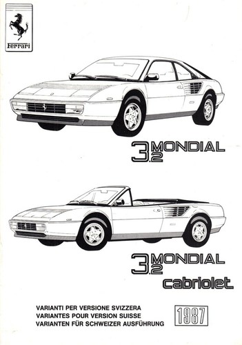 Ferrari mondial cabriolet - mondial, 3.2