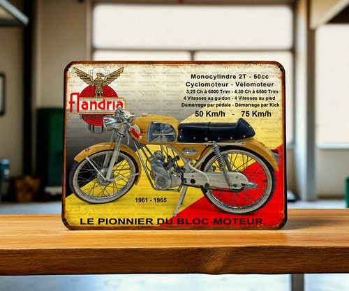 Plaque métal flandria - , record