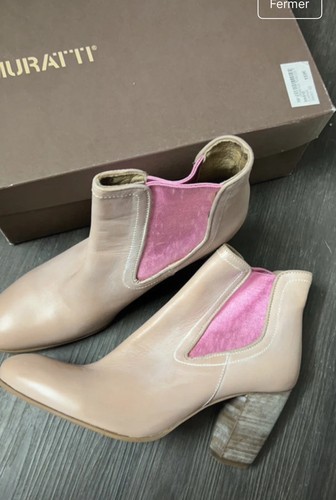 Bottines cuir muratti - cuir,
