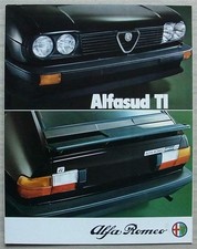 ALFA ROMEO Alfasud TI Sales Brochure 1980 Ref 810-1118 GB-IMP