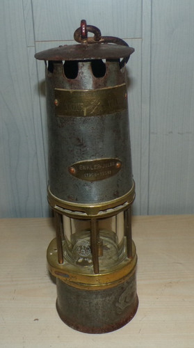 Lampe mineur houillères de - lampe,
