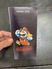 Catalogue Officiel Nintendo NES collection 1989/90 neuf En Version Française !