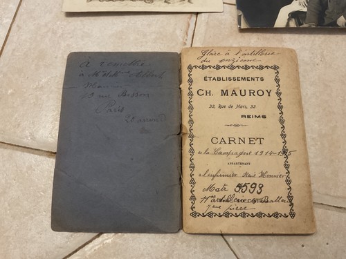 Carnet campagne soldat - de,
