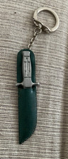 Metal Knife Keychain and Case - Vintage Keychain - PL