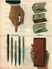 1950 Waterman Antique Magazine Pens Advertising 
