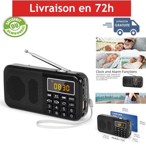 Radio portable rechargeable - fm,