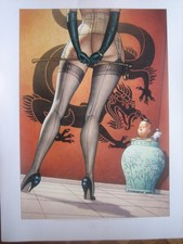 Affiche signée Tintin par