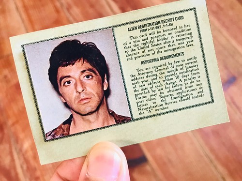 Green card tony montana - de,