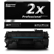 2x Eurotone Pro Cartouche Pour R HP Laserjet P-2056-DN P-2054-D P-2055-D