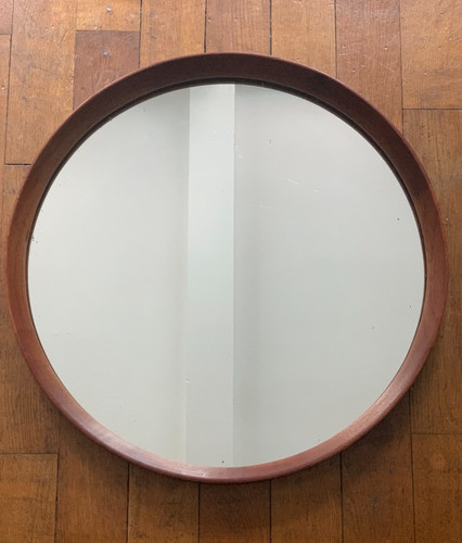 Rare miroir rond teck - rare,