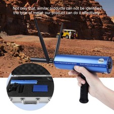 Blue US Plug 100-240V Professional Handheld Metal Detector Remote Gold Silve NEW