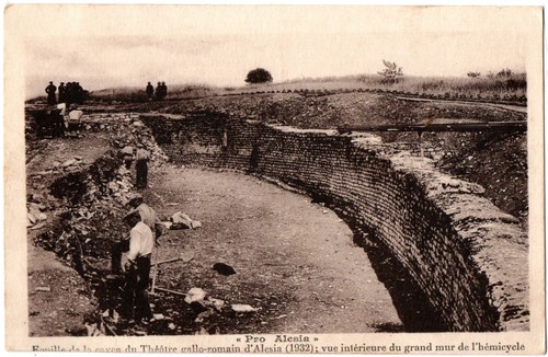 Cpa pro alesia côte - alesia", (côte