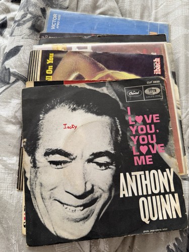 Disques vinyles tours lot - 45,