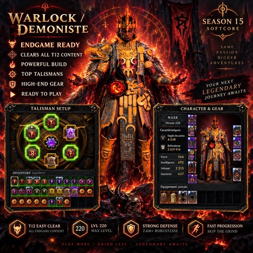Diablo season warlock - 15, |