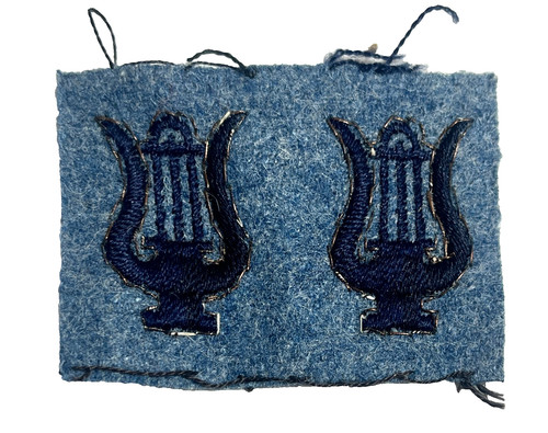 Insignes lyres - (paire),