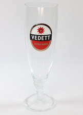 Vedett Extra Blond Belgian Beer Glass 0.4L Duvel Moortgat Brewery