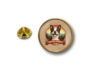 Pins pin's badge rond  chien