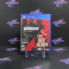 Refurbished Wolfenstein The New Order/The Old Blood PS4 PlayStation 4 Complete..