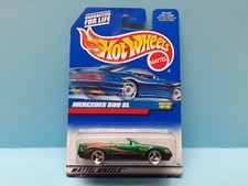 Hot Wheels - MERCEDES 500 SL cabriolet - 1995 mainline - Collector 815 long 1/64